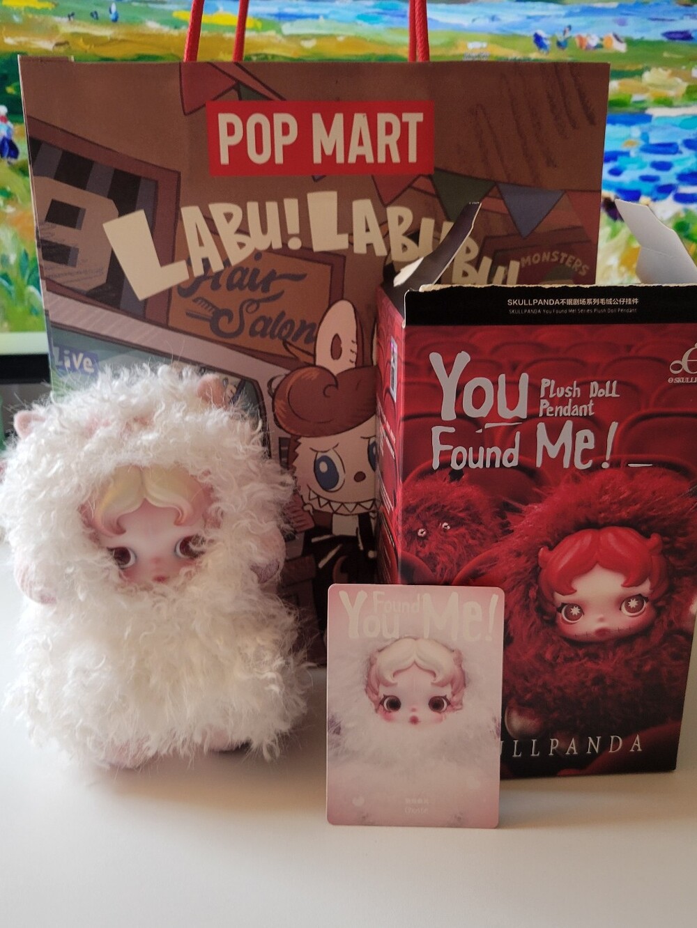 Pop Mart Skullpanda You Found Me! Ghostie
